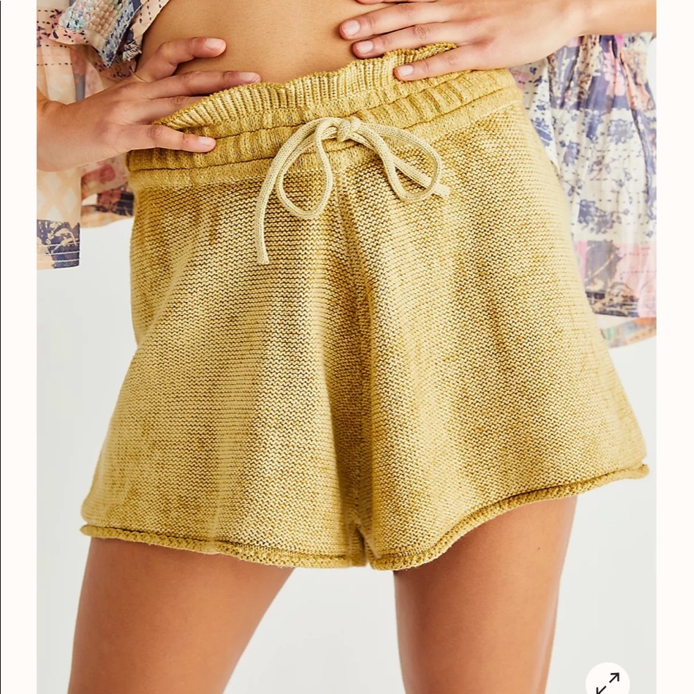 NWT free people summertime blues knit shorts